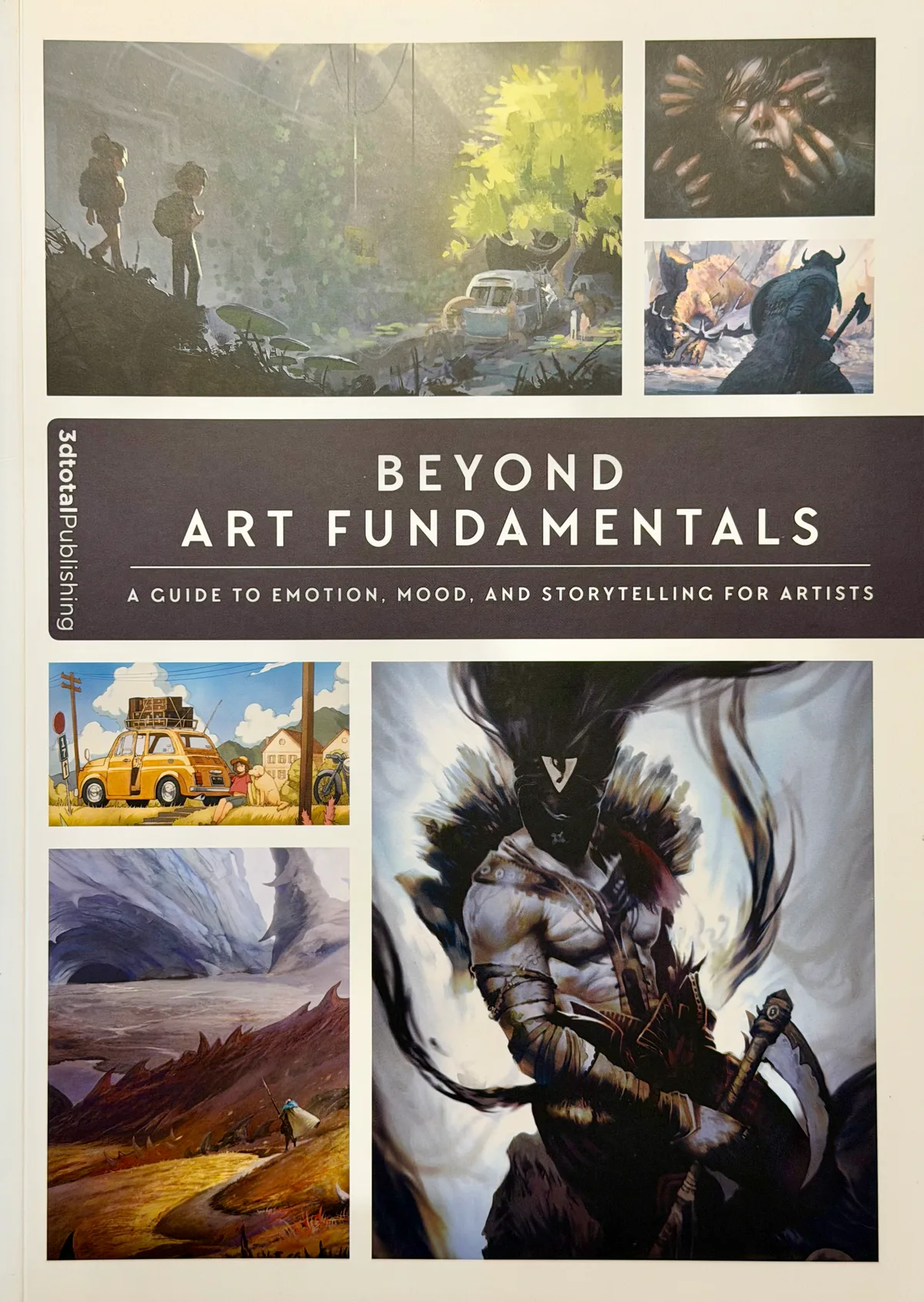 Front cover of Beyond Art Fundamentals by 3DTotal Publishing, featuring concept art and character illustrations.